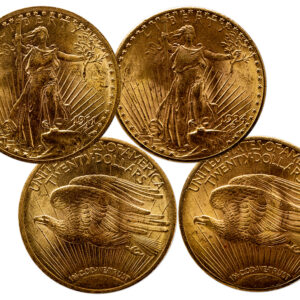 $20 Gold Saint-Gaudens Double Eagle – BU