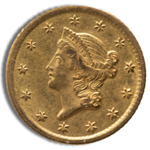 $1 Gold Liberty Type 1 – AU