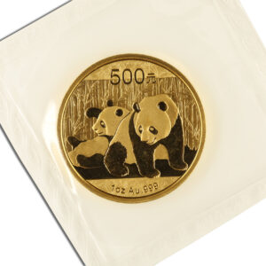 1 oz China Gold Panda – BU – Sealed (Year Varies)