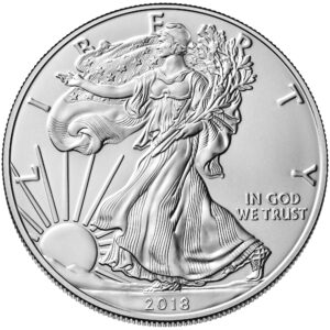 2018 Silver American Eagle – BU