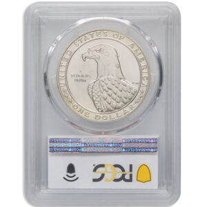 1983-P $1 LA Olympic Silver Commem – PCGS MS70