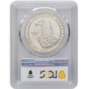 1983-P $1 LA Olympic Silver Commem – PCGS MS70