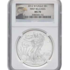 2012-W Burnished Silver Eagle NGC MS70 ER