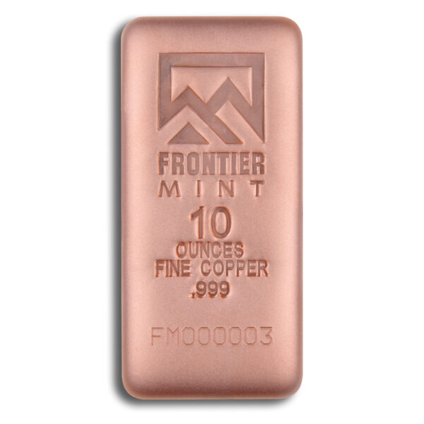 10 oz Copper Bar – Frontier Mint