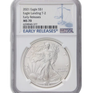 2021 Silver Eagle NGC MS70 Early Releases (Type 2)