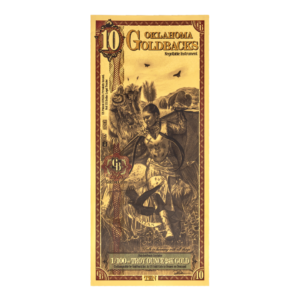 Oklahoma 10 Goldback