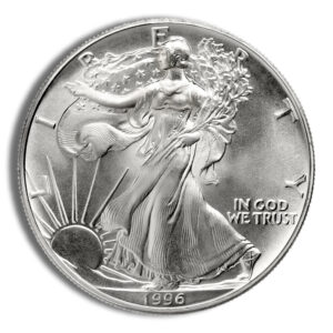 1996 Silver American Eagle – BU
