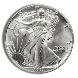 2001 Silver American Eagle – BU