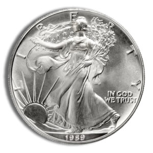 1989 Silver American Eagle – BU