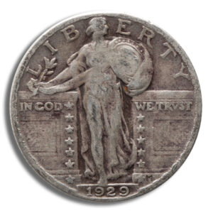 $1 FV 90% Silver Standing Liberty Quarters – Full Date