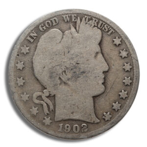 $1 FV 90% Silver Barber Half Dollars – G-VG