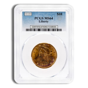 $10 Gold Liberty Eagle – PCGS MS64