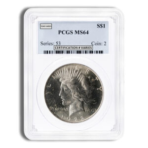 Peace Dollar – PCGS MS64