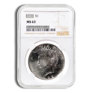 Peace Dollar – NGC MS63