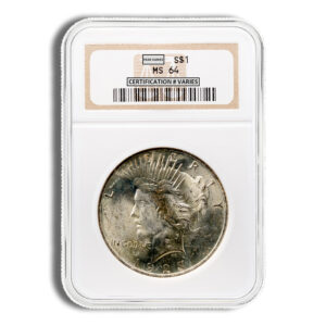 Peace Dollar – NGC MS64 (Toned)