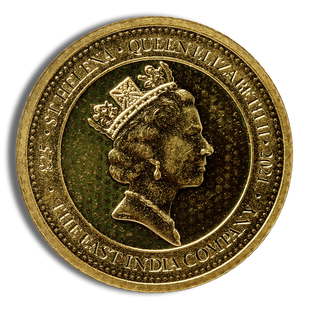 1/4 oz St. Helena Rose Crown Gold Coin (Year Varies)