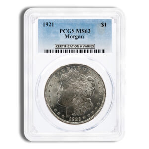 1921 Morgan Dollar – PCGS MS63