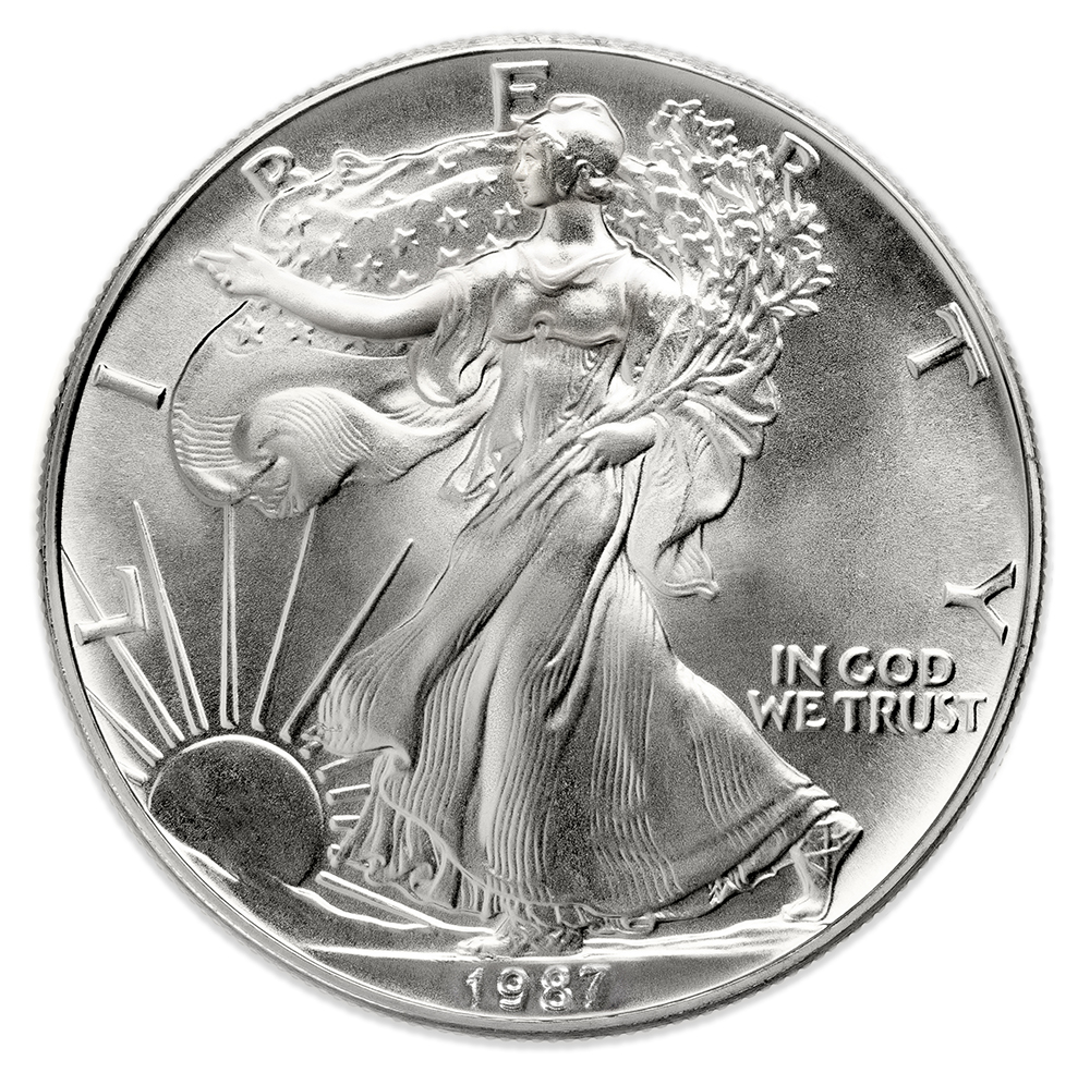 1987 Silver American Eagle - BU - Sealed Box