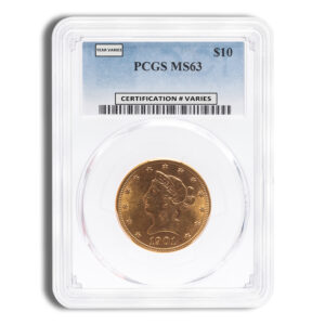 $10 Gold Liberty Eagle – PCGS MS63