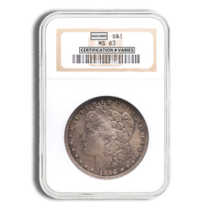 Pre-1921 Morgan Dollar – NGC MS63 (Toned)
