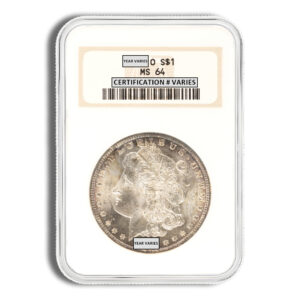 Pre-1921 Morgan Dollar – NGC MS64 (Toned)