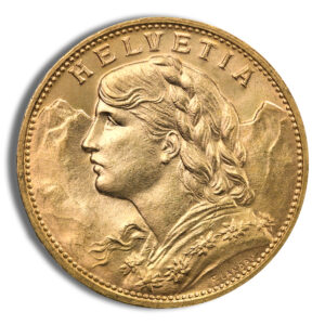 Switzerland Gold 20 Francs – Helvetia (1897-1949)