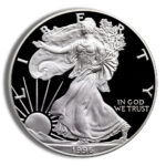 1996-P Proof Silver Eagle with Box & COA