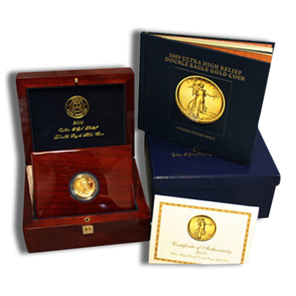 2009 Ultra High Relief Double Eagle Gold Coin (w/Box & COA)