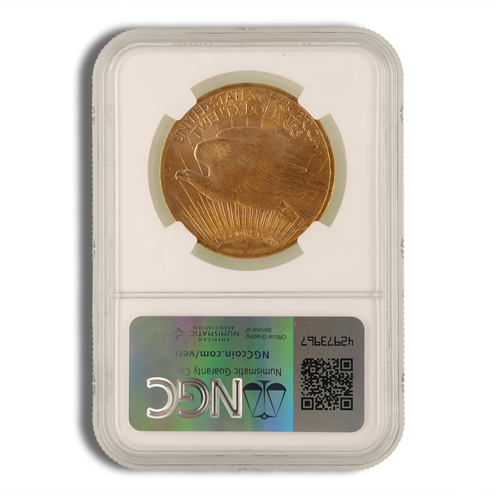 $20 Gold Saint-Gaudens Double Eagle - PCGS MS61