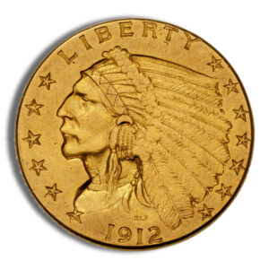 $2.5 Gold Indian Quarter Eagle – AU product image