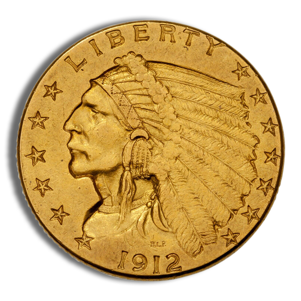 $2.5 Gold Indian Quarter Eagle - AU