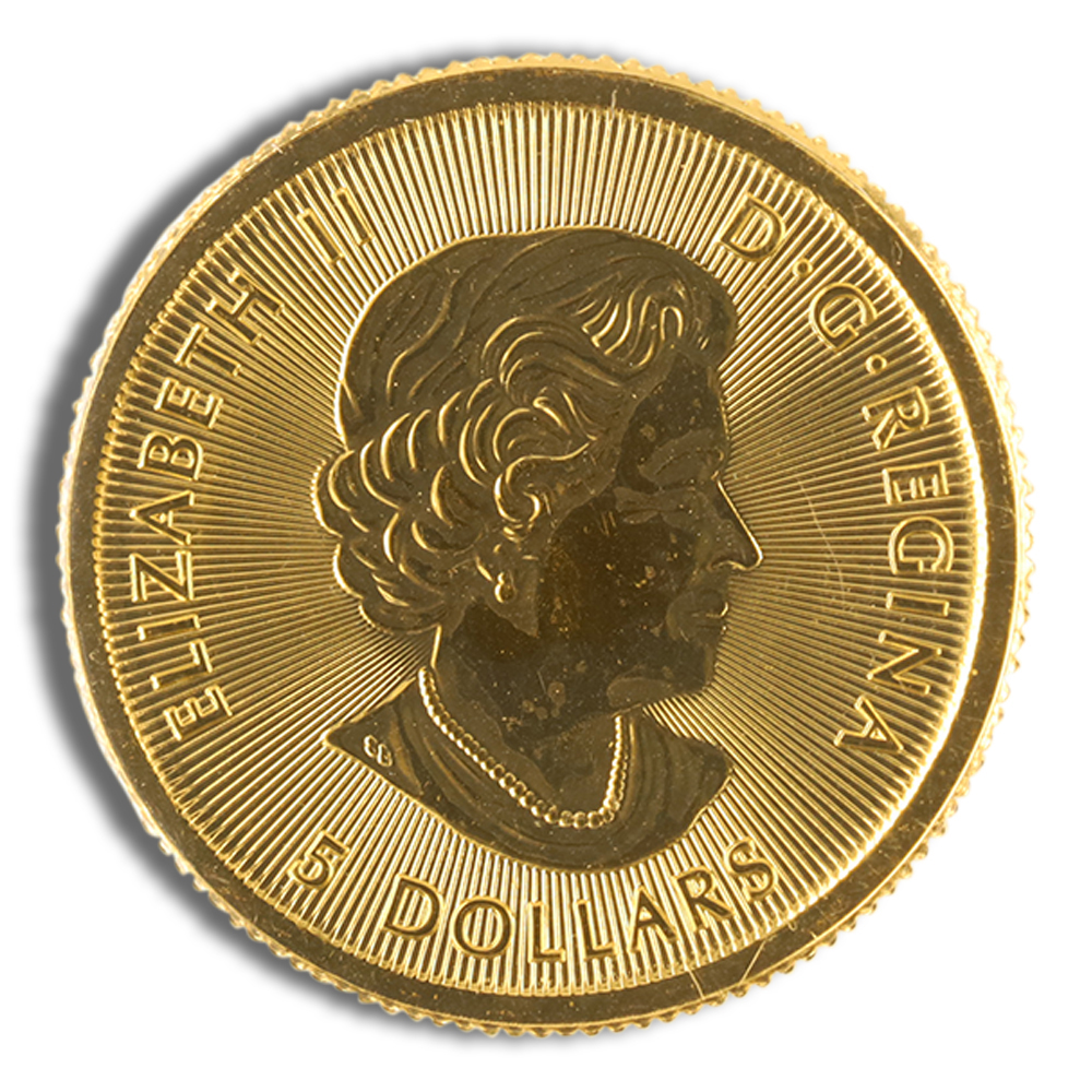 1/10 oz Canadian Polar Bear Gold Coin (Year Varies)
