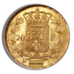 France Gold 20 Francs – Louis XVIII (1816-1824)