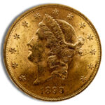 $20 Gold Liberty Double Eagle – AU