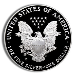1996-P Proof Silver Eagle with Box & COA