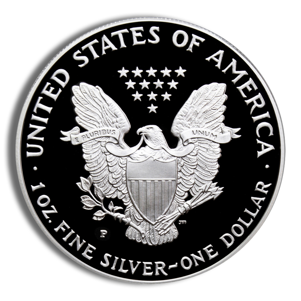 1996-P Proof Silver Eagle with Box & COA