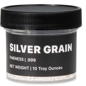 10 oz Jar Silver Grain / Shot (.9999)