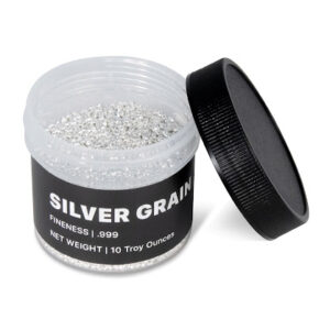 10 oz Jar Silver Grain / Shot (.9999)
