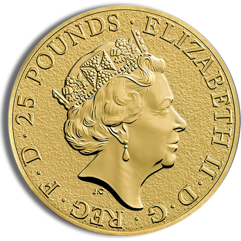2016 1/4 oz Great Britain Queen's Beast Gold Coin - Lion
