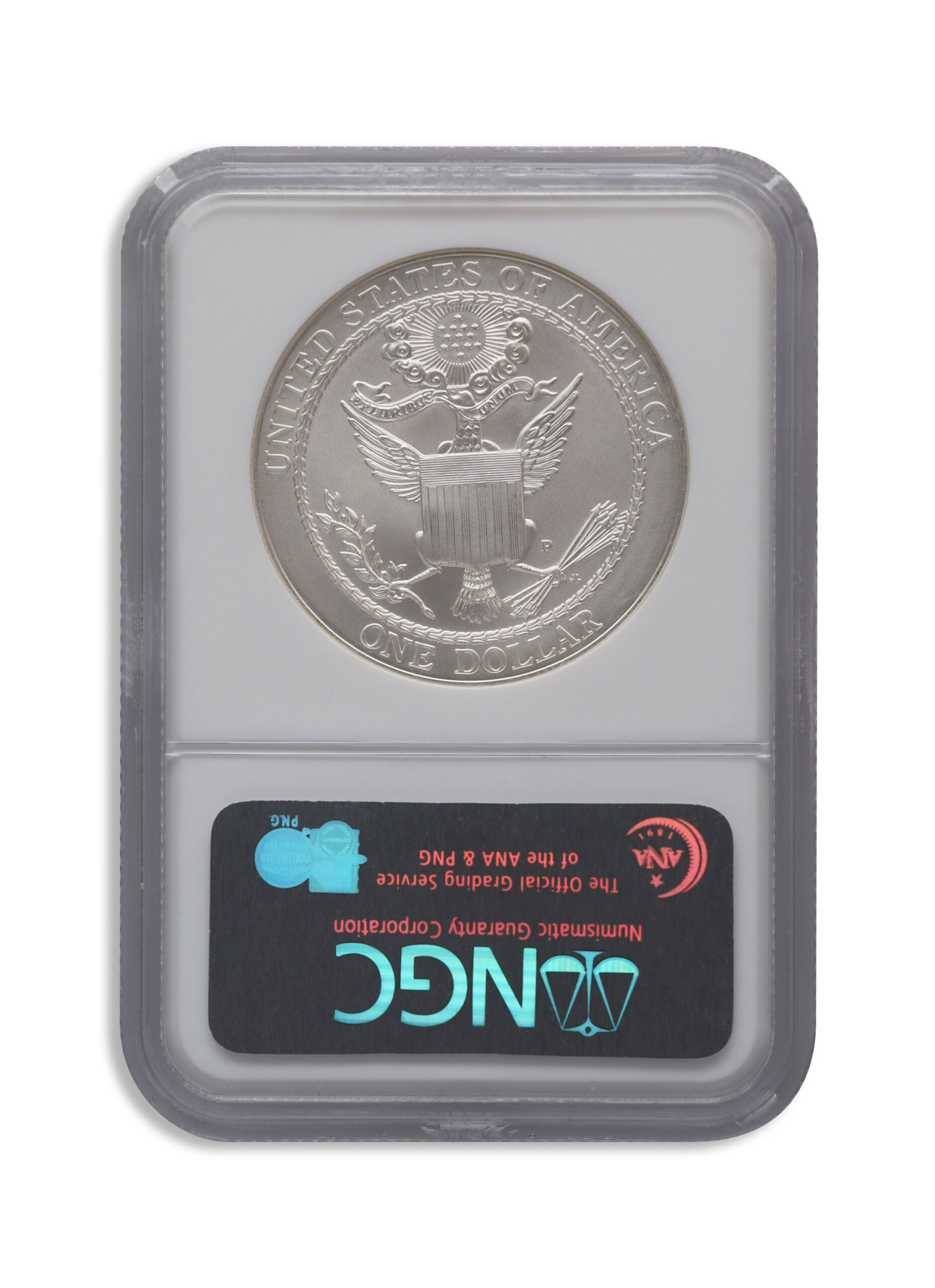 2008-P $1 Bald Eagle Silver Commem - NGC MS70
