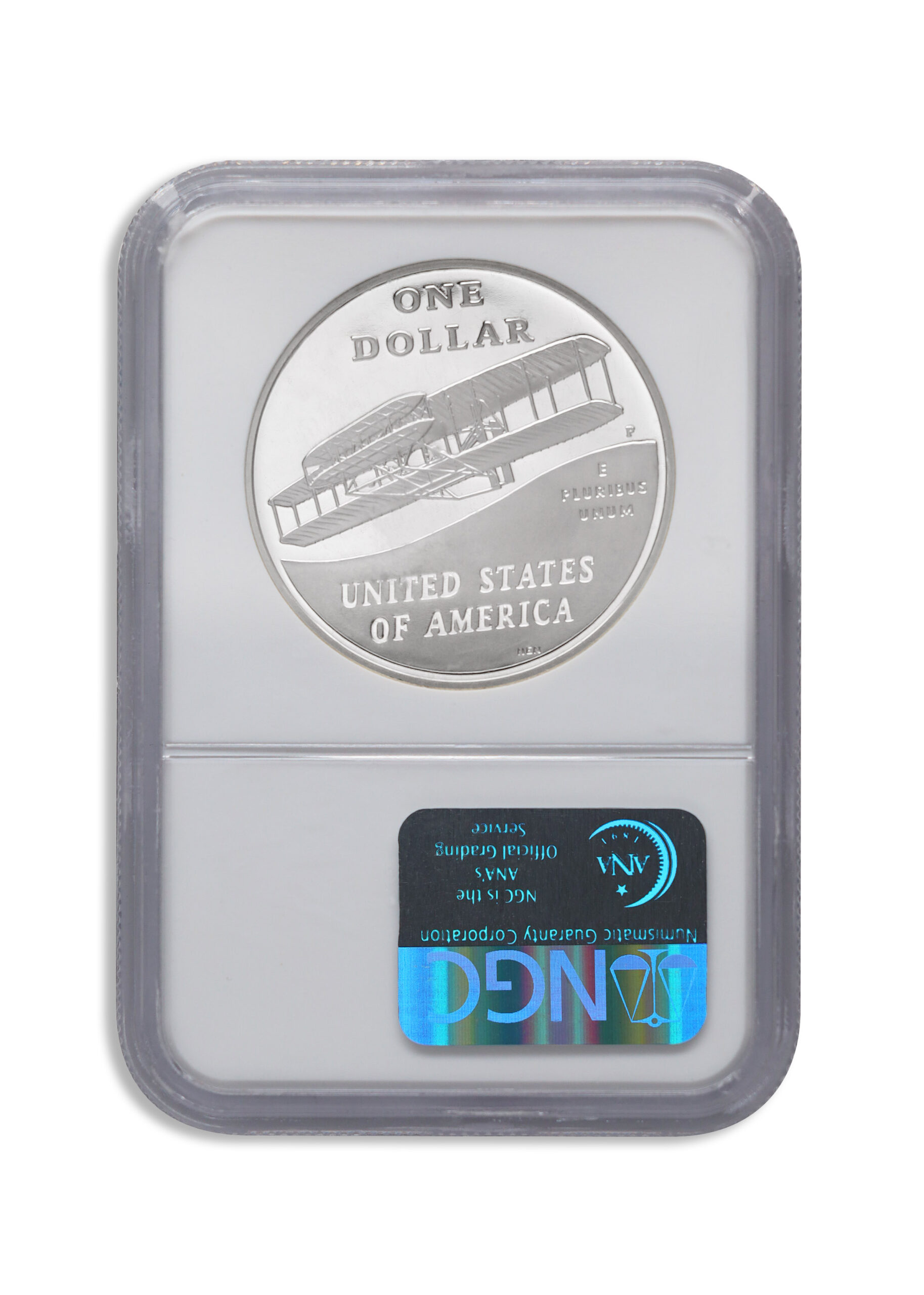 2003-P $1 First Flight Silver Commem - NGC PF70