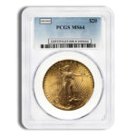 $20 Gold Saint-Gaudens Double Eagle – PCGS MS64