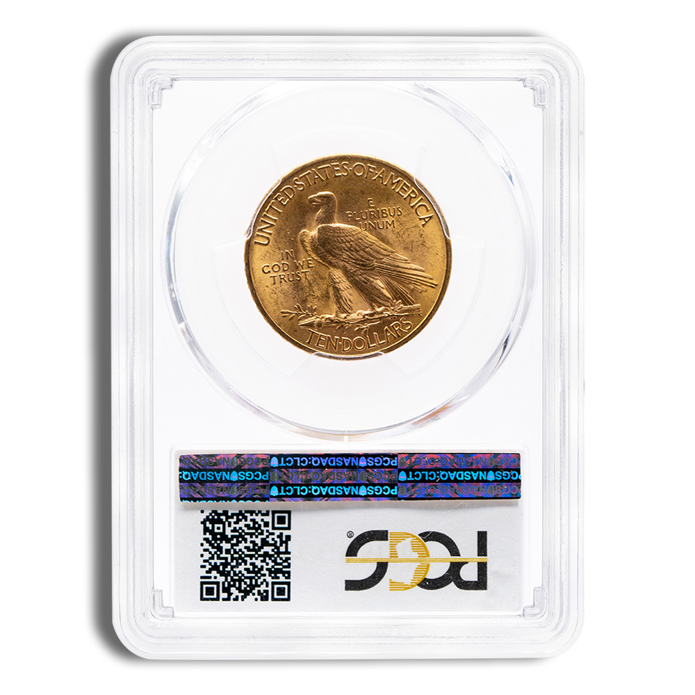 $10 Gold Indian Eagle - PCGS MS62