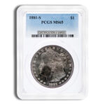 Pre-1921 Morgan Dollar – PCGS MS65