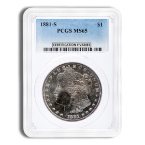 Home 38 Pre-1921 Morgan Dollar - PCGS MS65