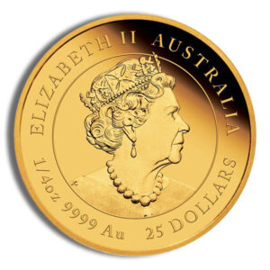 2021 1/20 oz Australia Gold Lunar Ox BU - Series III