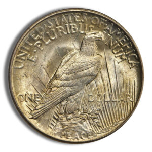 Peace Dollar – PCGS MS65 (Toned)