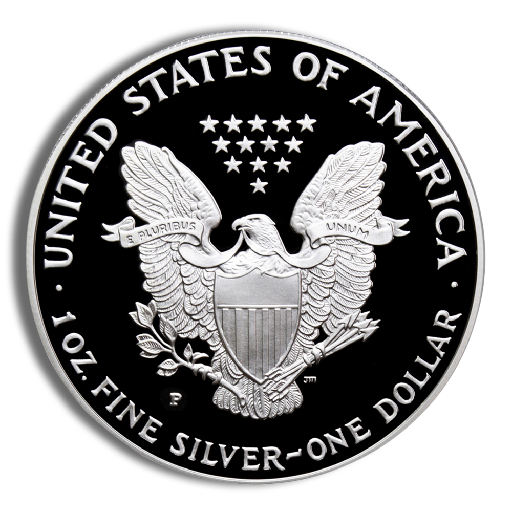 2000-P Proof Silver Eagle with Box & COA