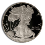 2014-W Proof Silver Eagle with Box & COA