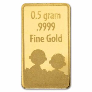 Great Pumpkin 1/2 Gram Gold Bar back